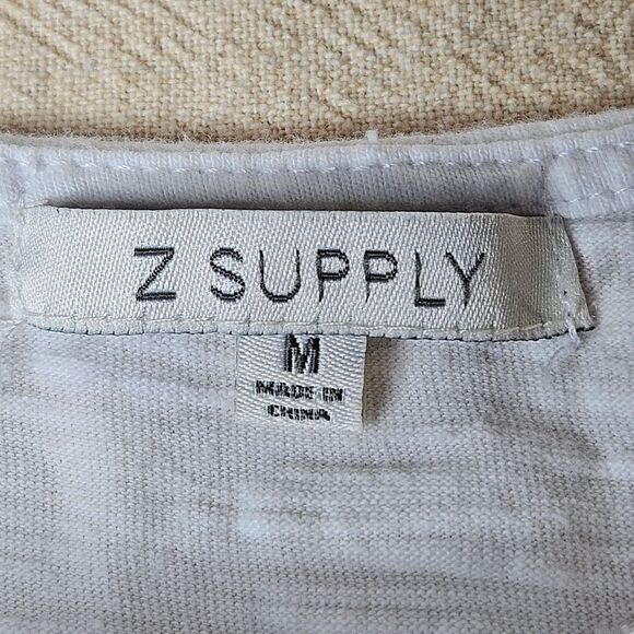 Z Supply White Ruffle Sleeve Dress - Picture 6 of 13